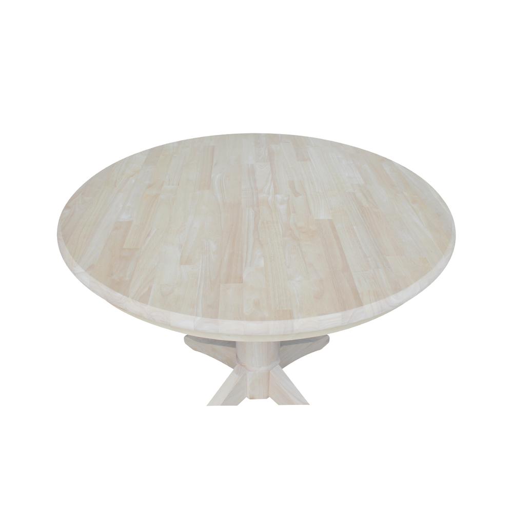 36" Round Top Pedestal Table - 28.9"H. Picture 4