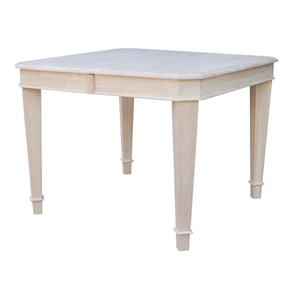 Tuscany Butterfly Leaf Dining Table, Unfinished. Picture 7