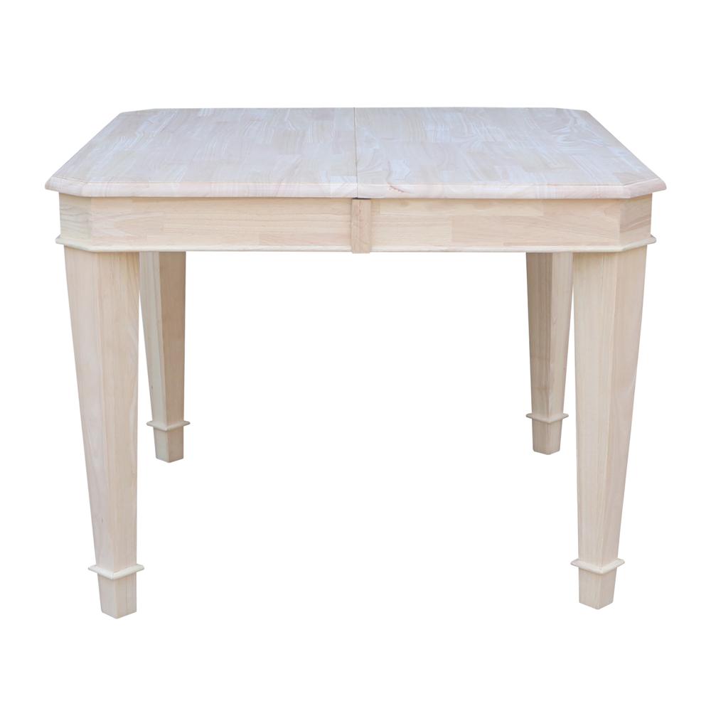 Tuscany Butterfly Leaf Dining Table, Unfinished. Picture 2