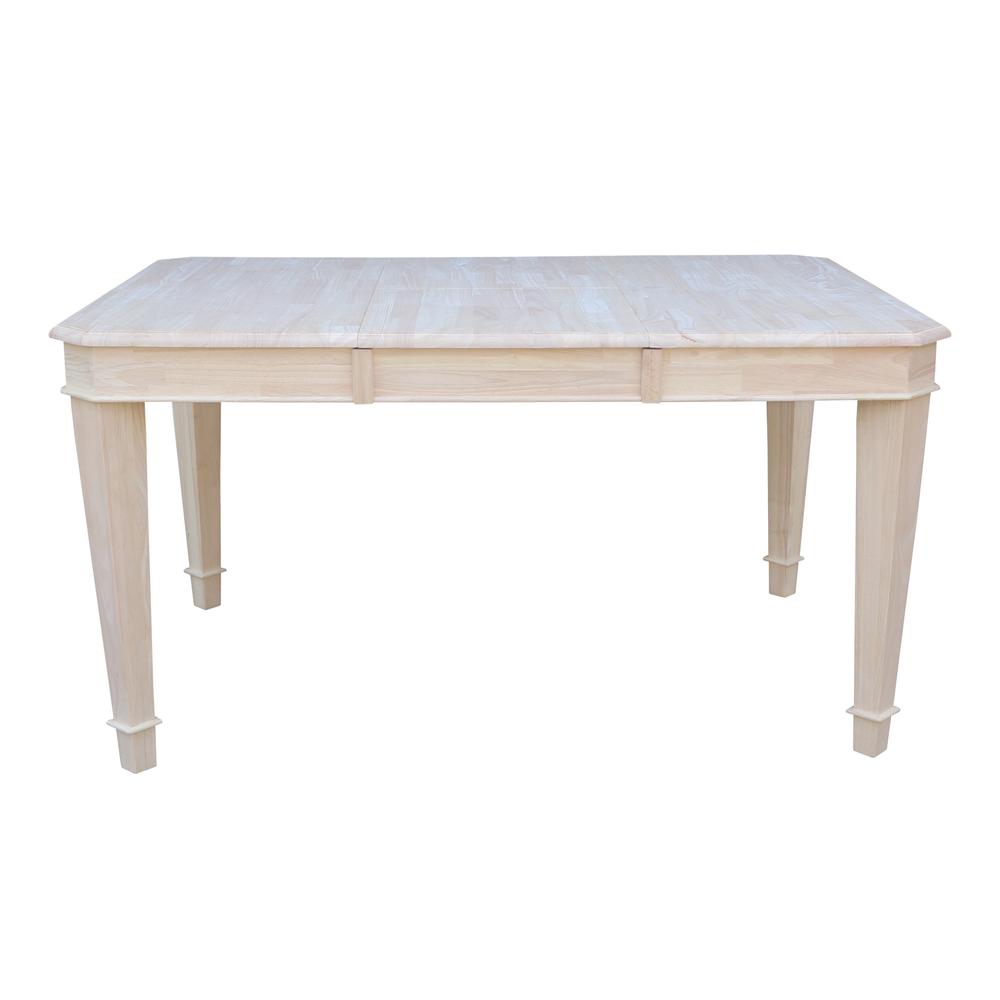 Tuscany Butterfly Leaf Dining Table, Unfinished. Picture 1