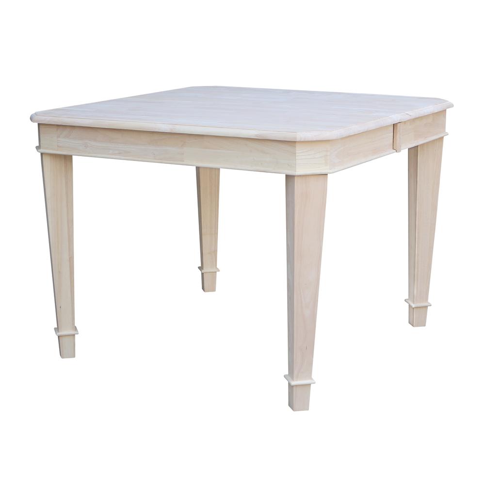 Tuscany Butterfly Leaf Dining Table, Unfinished. Picture 4