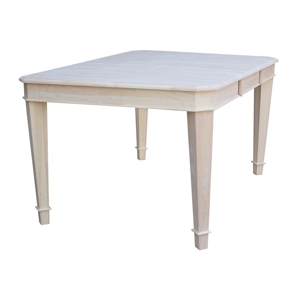 Tuscany Butterfly Leaf Dining Table, Unfinished. Picture 3