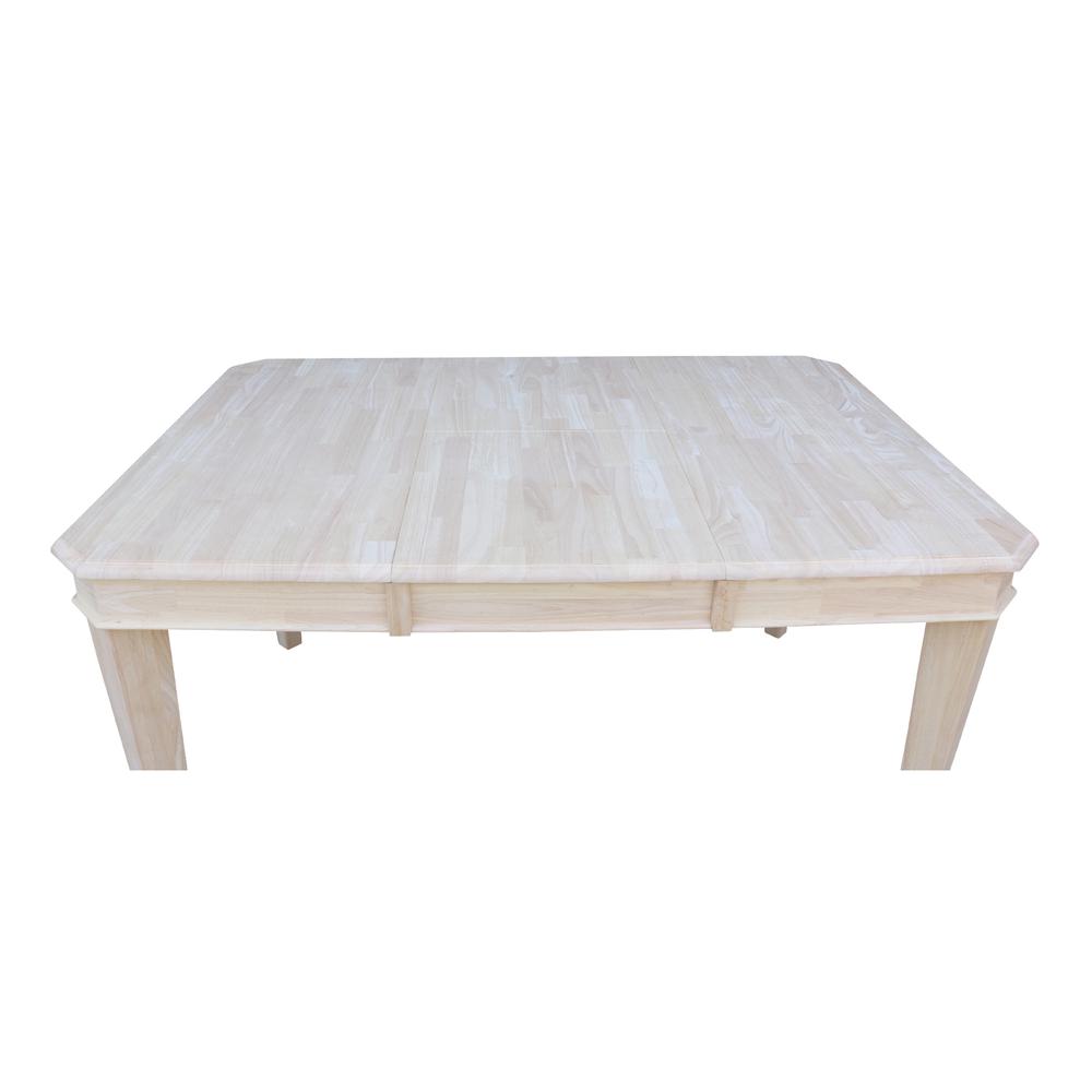 Tuscany Butterfly Leaf Dining Table, Unfinished. Picture 6