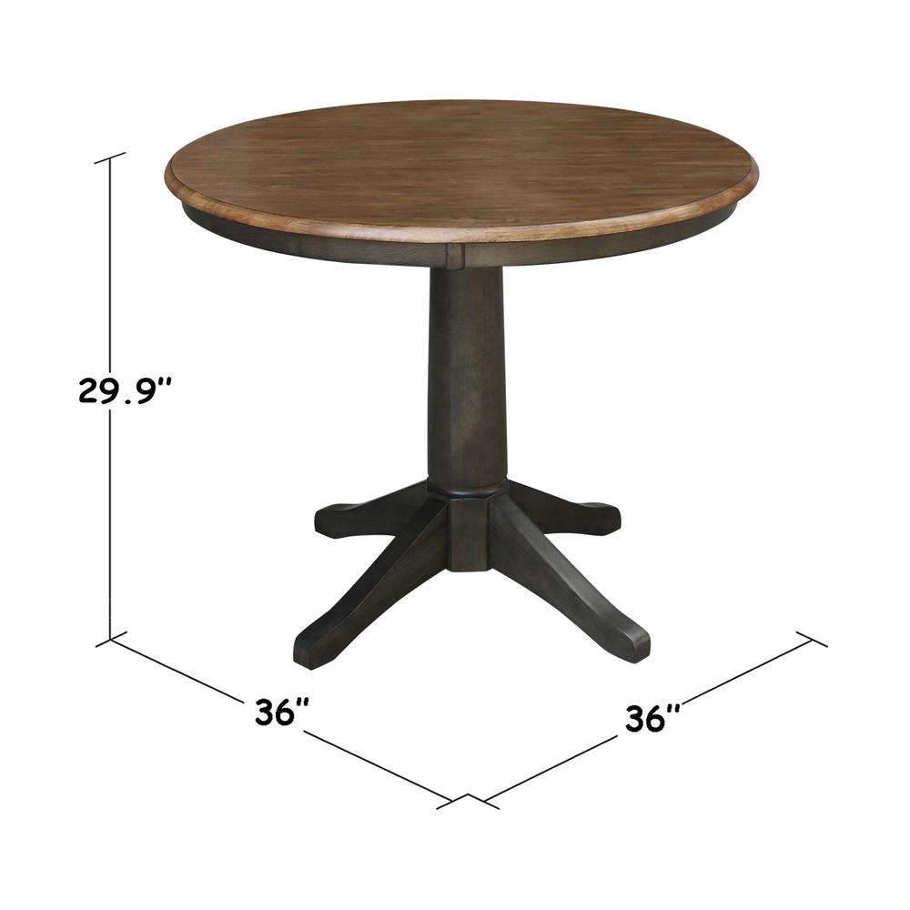36" Round Top Pedestal Table - 28.9"H. Picture 7