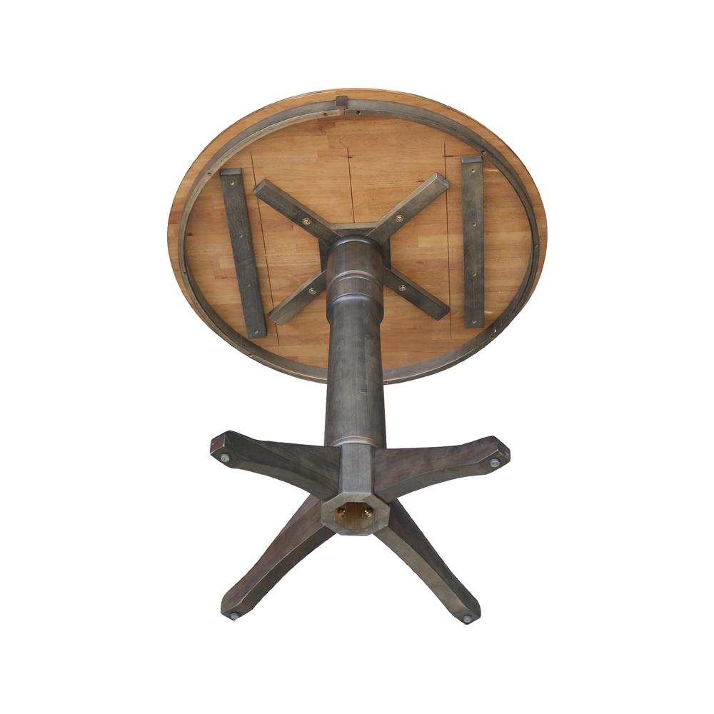 36" Round Top Pedestal Table - 34.9"H. Picture 3