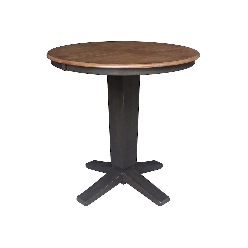 36 in Round Counter Height Dining Table with 12 and 2 Stools, 3Pcs Set. Picture 4