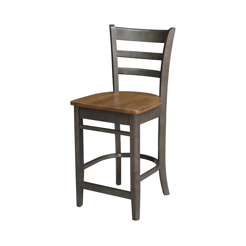 36 in Round Counter Height Dining Table with 12 in Leaf - 5 Piece Set. Picture 3