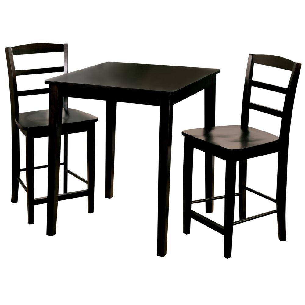 30X30 Gathering Height Table With 2 Madrid Stools. Picture 2