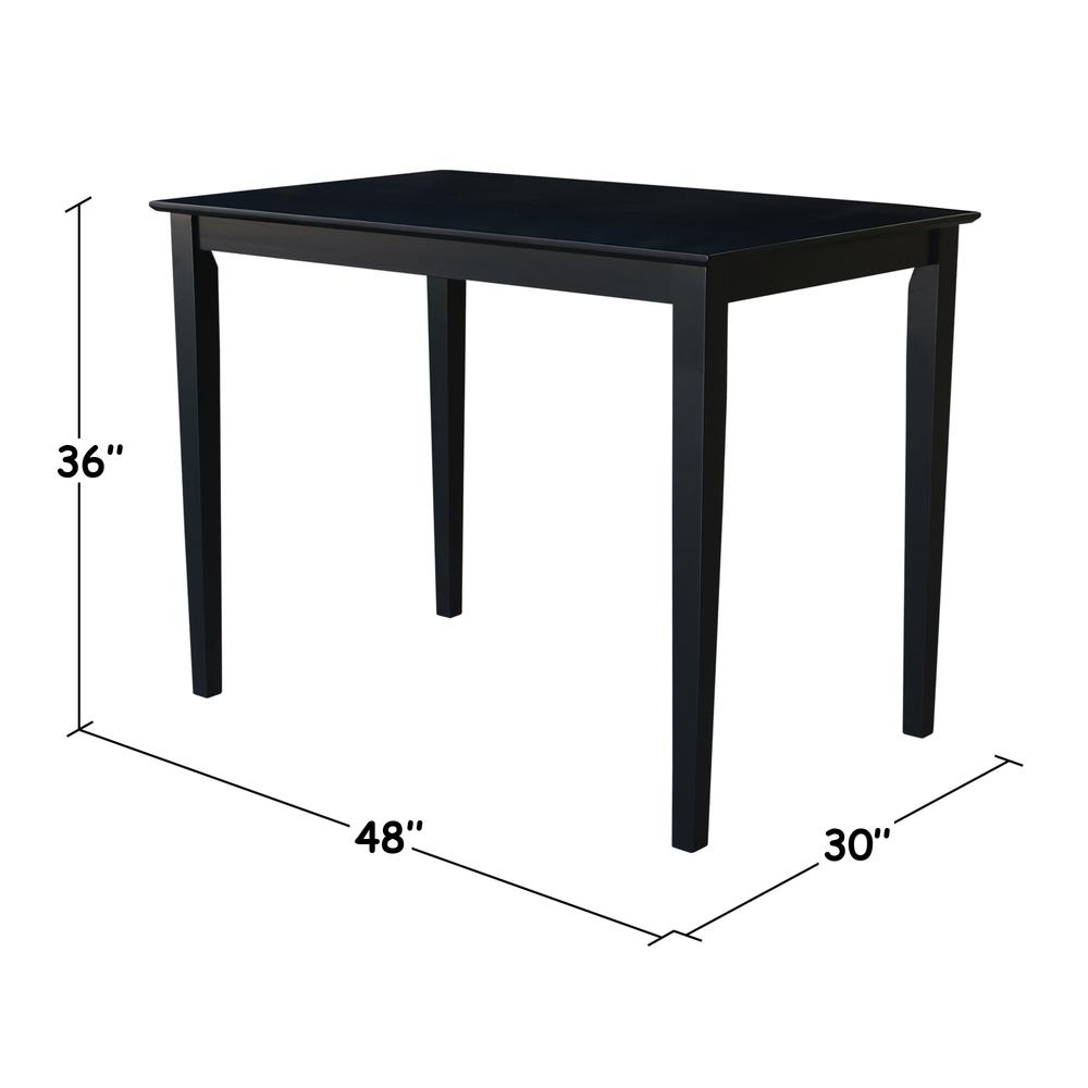 Solid Wood Top Table. Picture 2