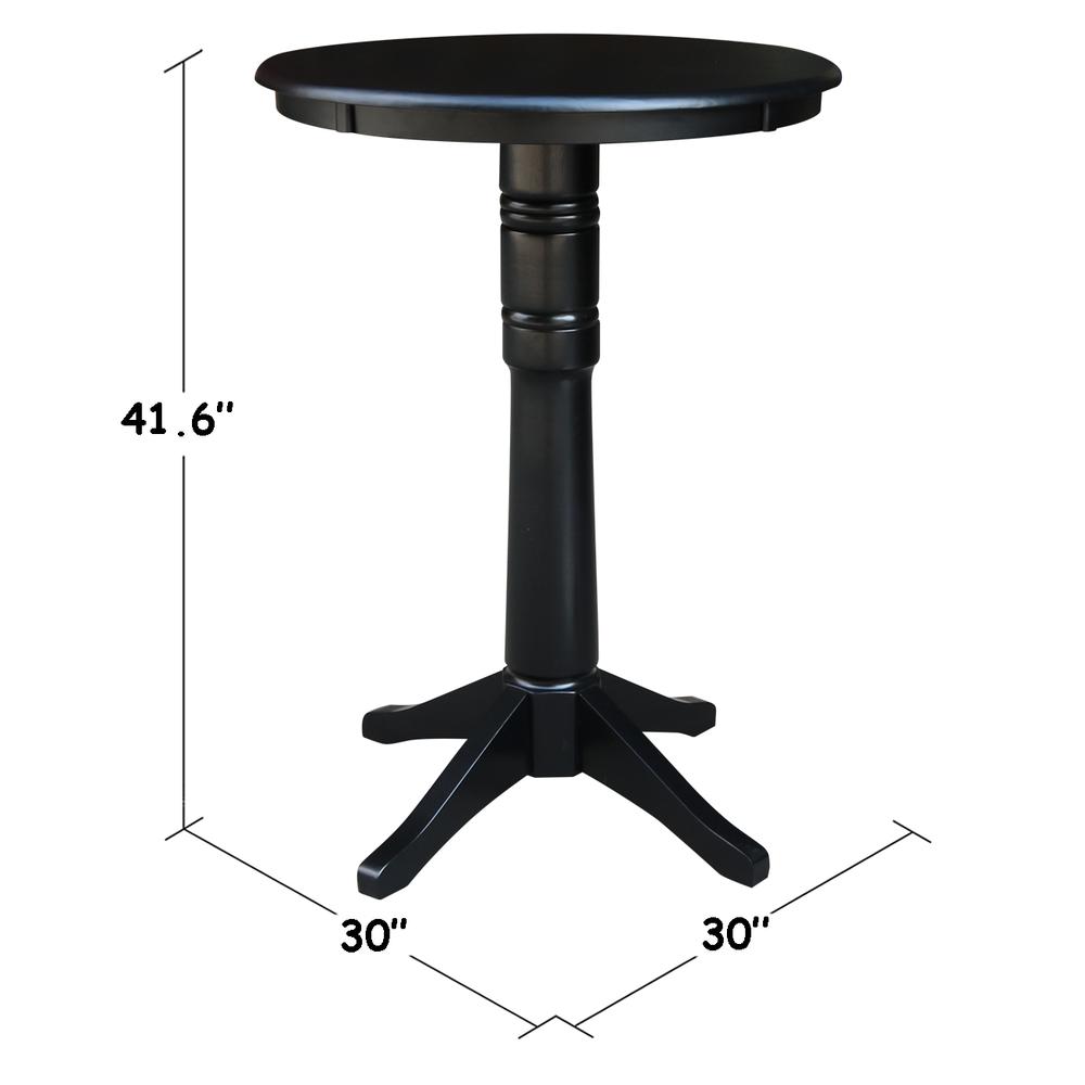 30" Round Top Pedestal Table - 28.9"H. Picture 28