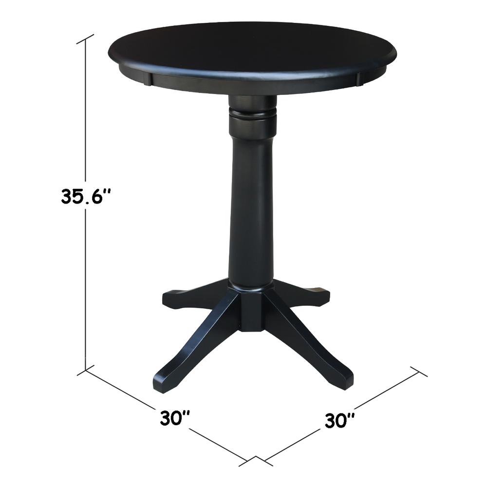 30" Round Top Pedestal Table - 28.9"H. Picture 25