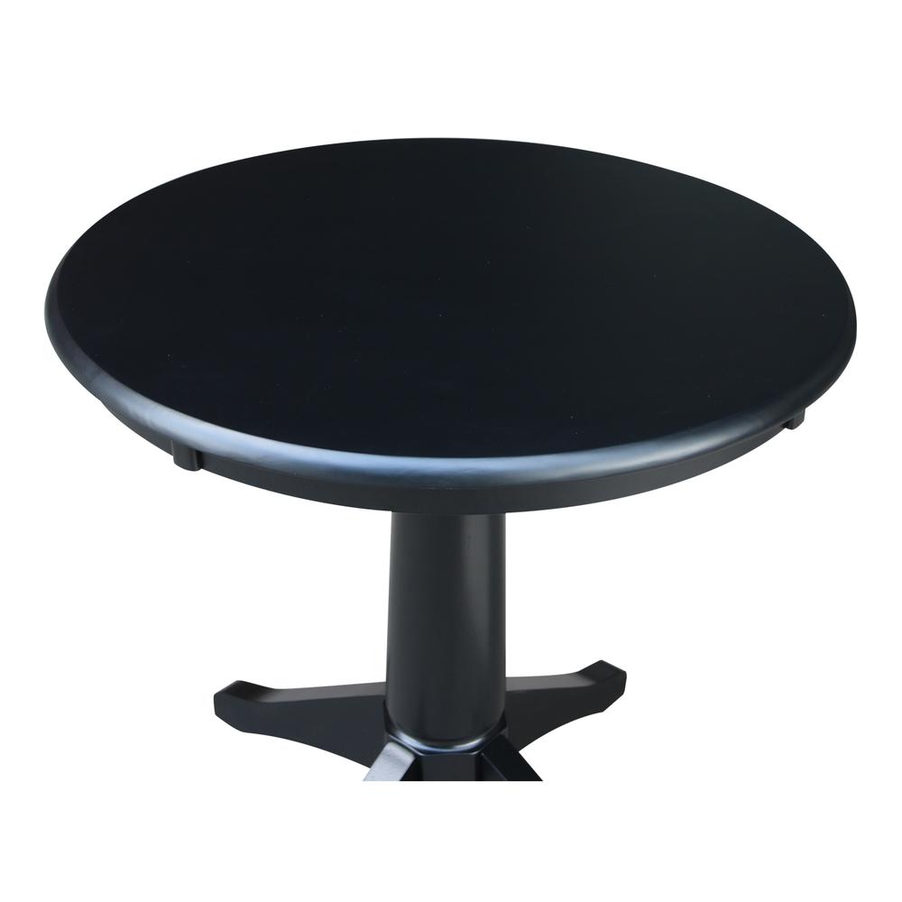 30" Round Top Pedestal Table - 28.9"H. Picture 24