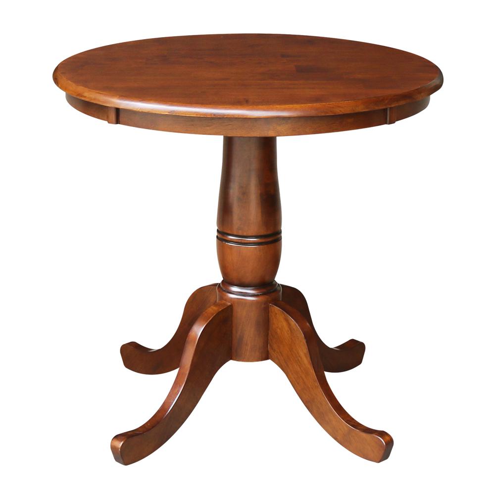 30" Round Top Pedestal Table - 28.9"H. Picture 47