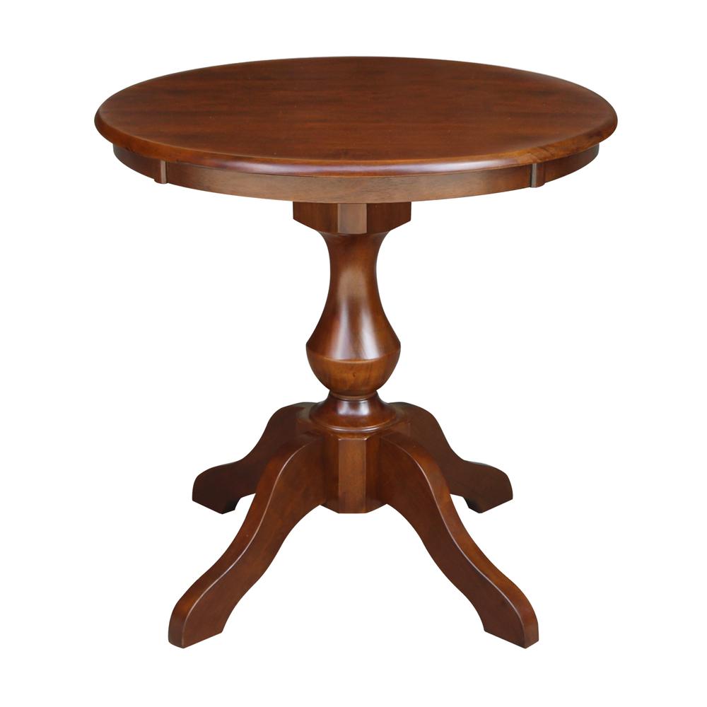 30" Round Top Pedestal Table - 28.9"H. Picture 10