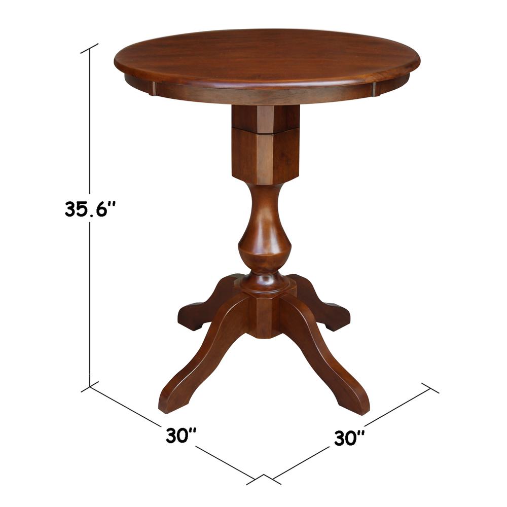 30" Round Top Pedestal Table - 28.9"H. Picture 11