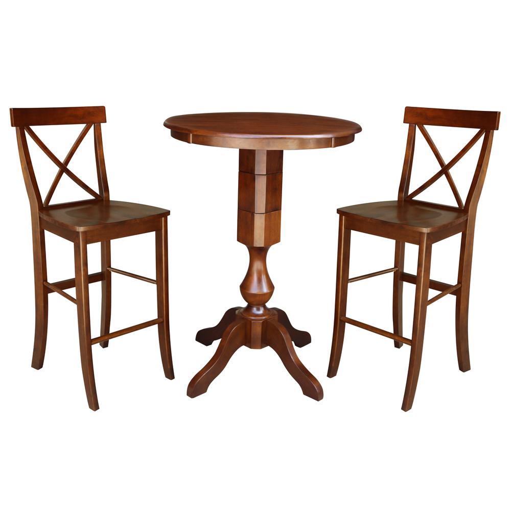 30" Round Top Pedestal Table - 28.9"H. Picture 4