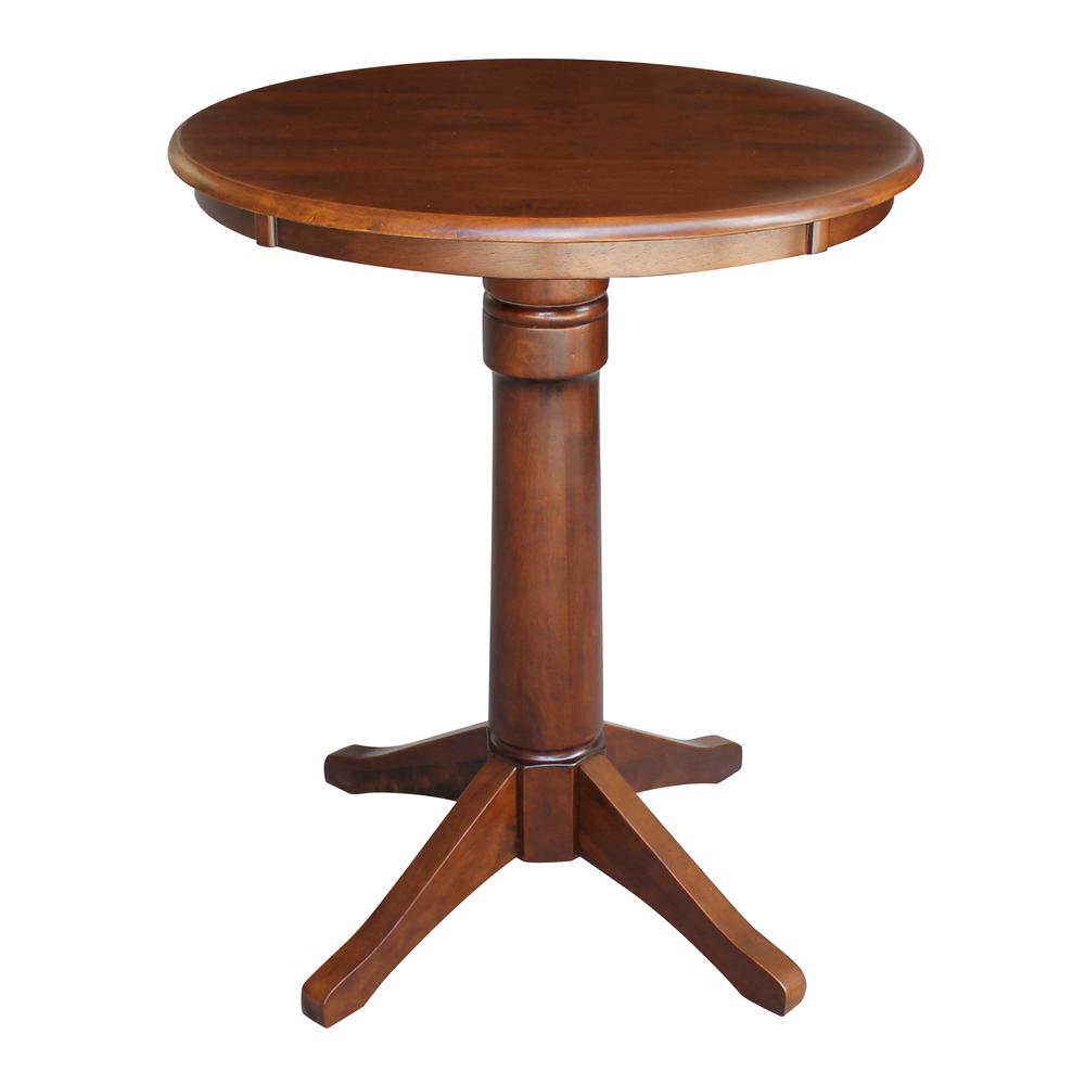 30" Round Top Pedestal Table - 28.9"H. Picture 30