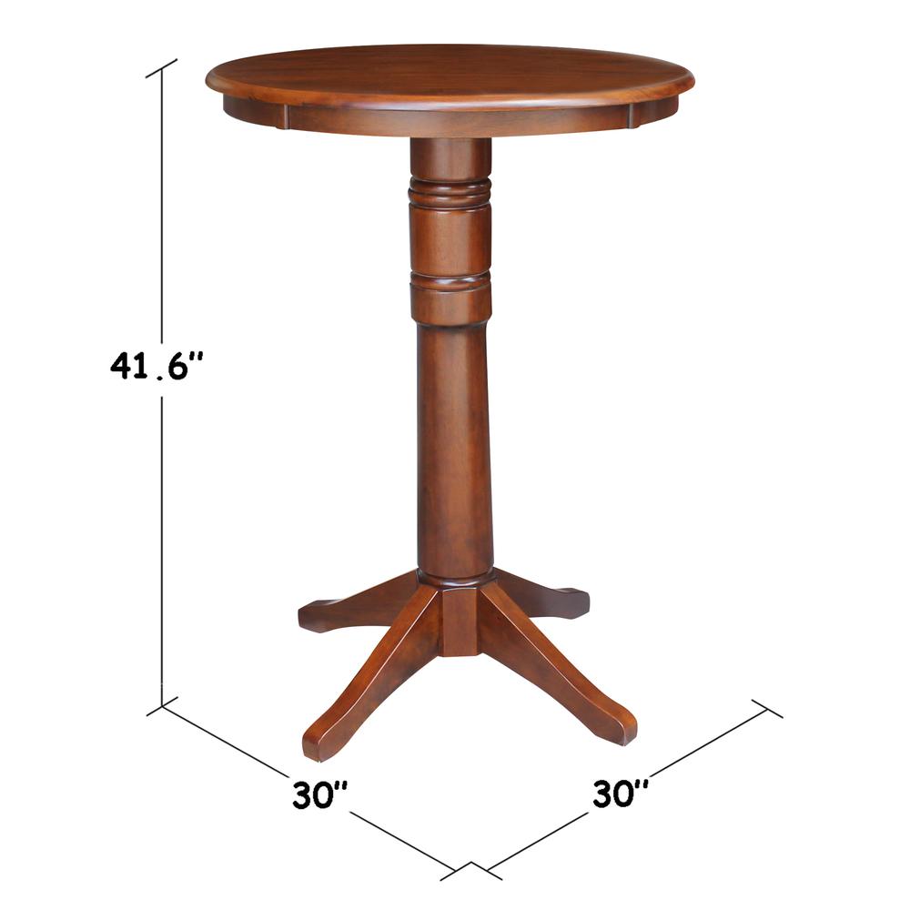 30" Round Top Pedestal Table - 28.9"H. Picture 27
