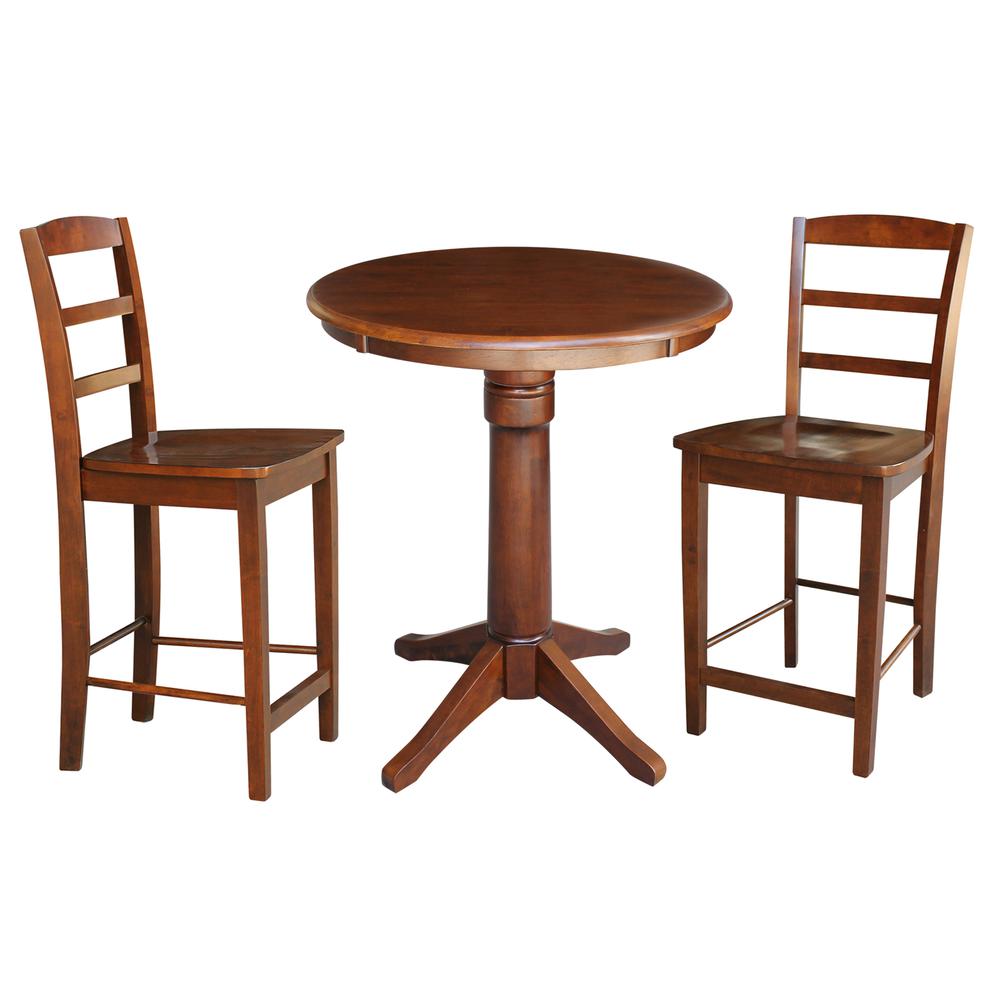 30" Round Top Pedestal Table - 28.9"H. Picture 33