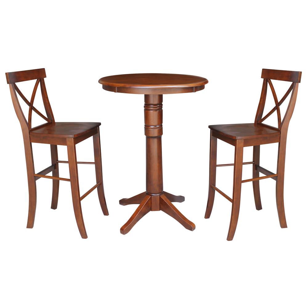 30" Round Top Pedestal Table - 28.9"H. Picture 34