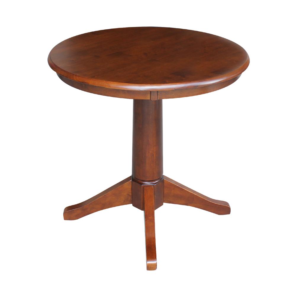 30" Round Top Pedestal Table - 28.9"H. Picture 21