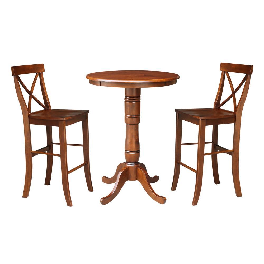 30" Round Top Pedestal Table - 28.9"H. Picture 44