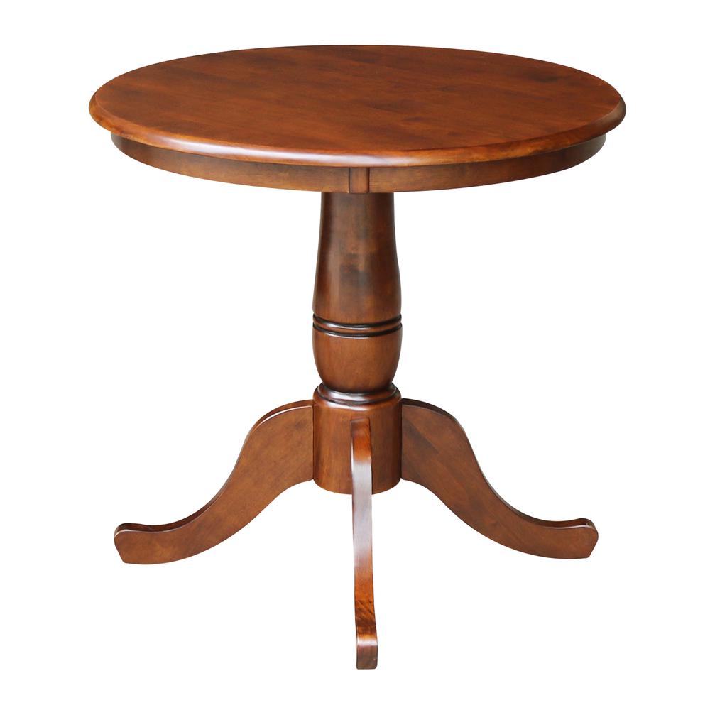 30" Round Top Pedestal Table - 28.9"H. Picture 2