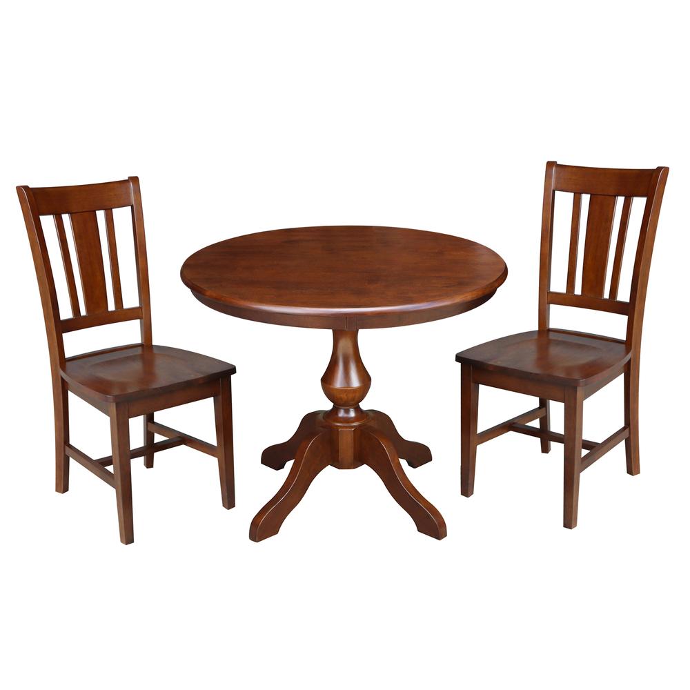 36" Round Top Pedestal Table - 28.9"H. Picture 9