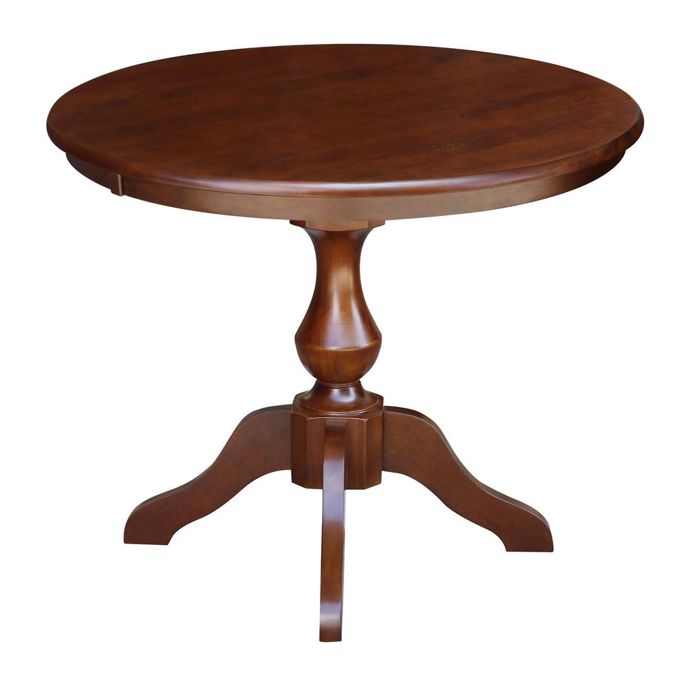 36" Round Top Pedestal Table - 28.9"H. Picture 6