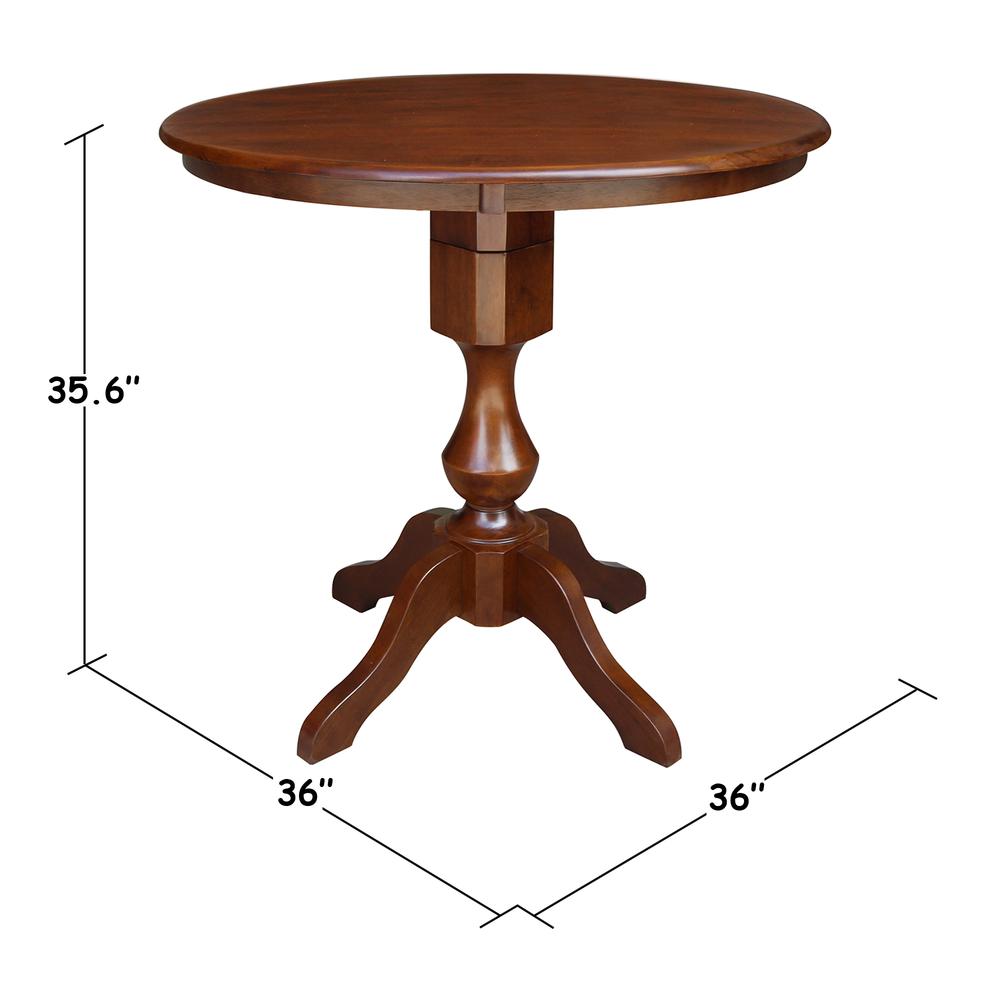 36" Round Top Pedestal Table - 28.9"H. Picture 12