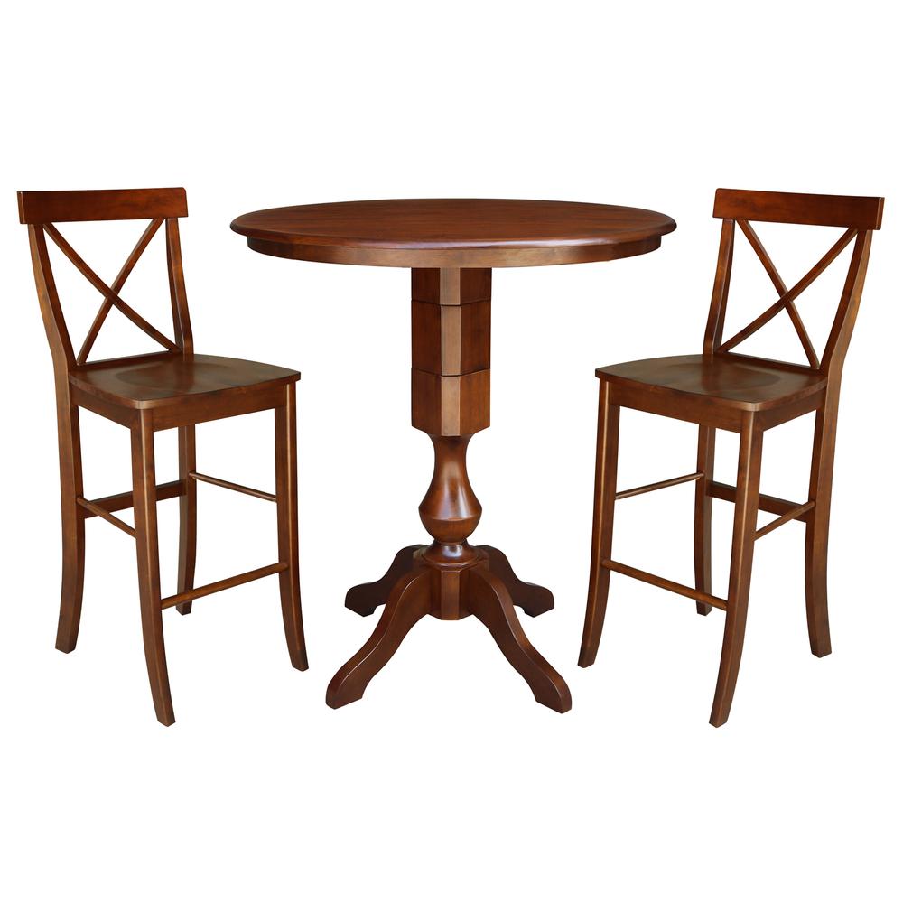 36" Round Top Pedestal Table - 28.9"H. Picture 4