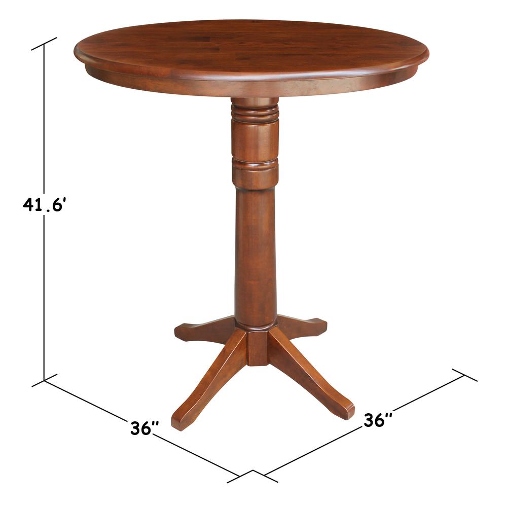 36" Round Top Pedestal Table - 28.9"H. Picture 28