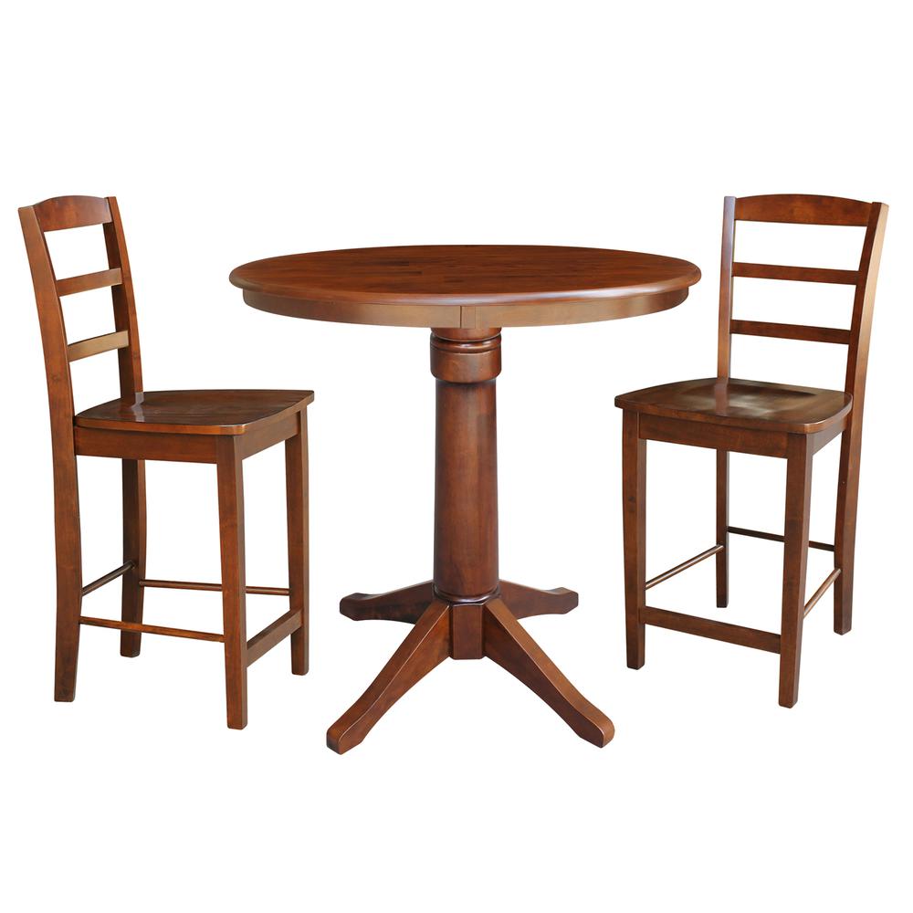 36" Round Top Pedestal Table - 28.9"H. Picture 36