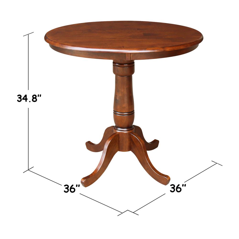 36" Round Top Pedestal Table - 28.9"H. Picture 38
