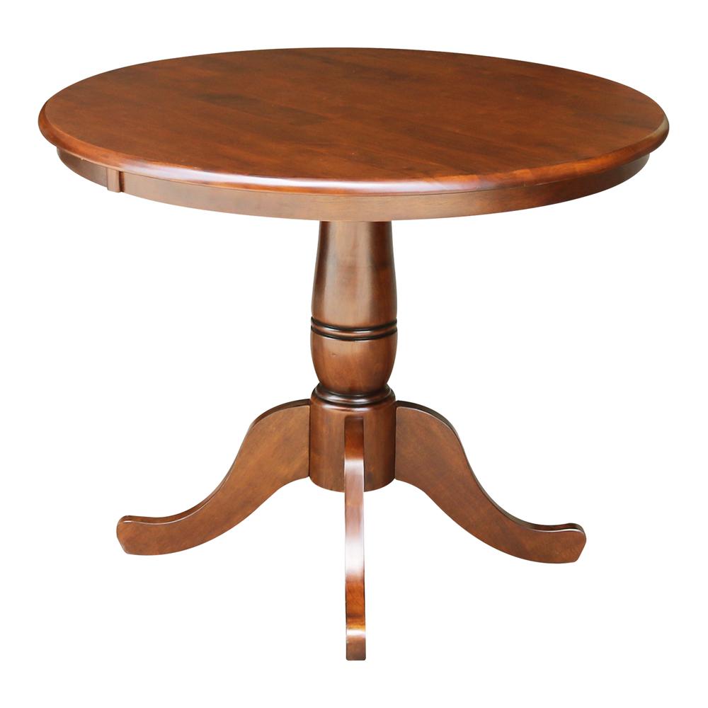 36" Round Top Pedestal Table - 28.9"H. Picture 2