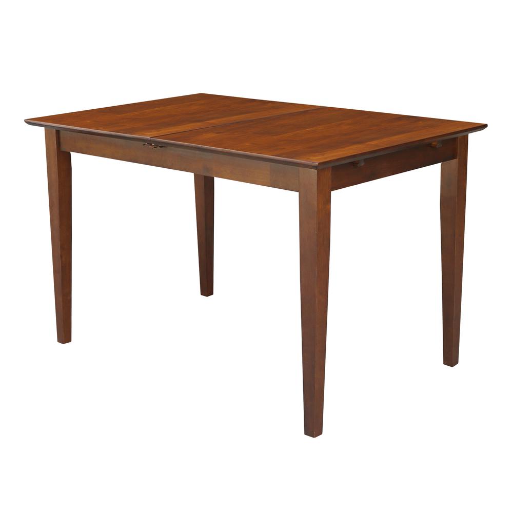 Table With Butterfly Extension - Dining Height, Espresso. Picture 8