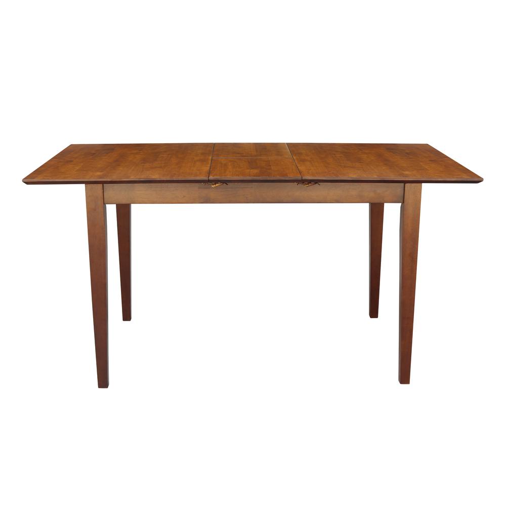Table With Butterfly Extension - Dining Height, Espresso. Picture 2