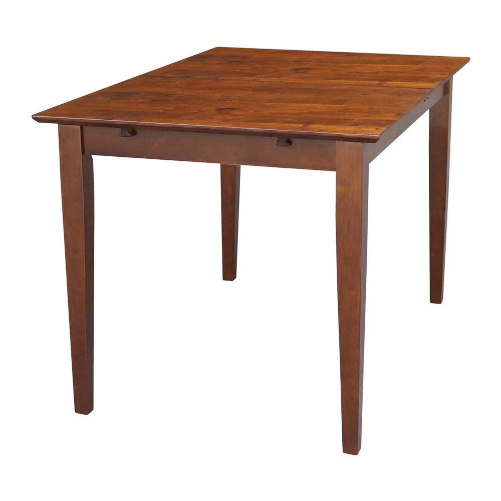 Table With Butterfly Extension - Dining Height, Espresso. Picture 5