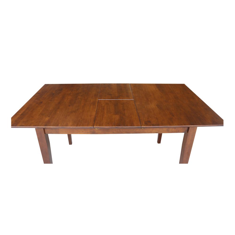 Table With Butterfly Extension - Dining Height, Espresso. Picture 7
