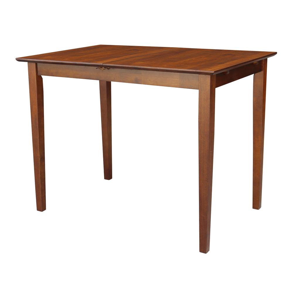 Table With Butterfly Extension - Counter Height, Espresso. Picture 11