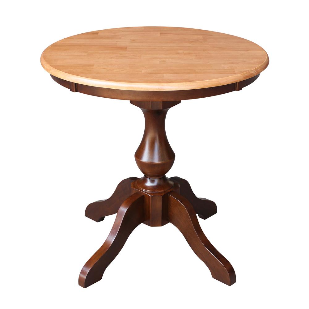 30" Round Top Pedestal Table - 28.9"H. Picture 13
