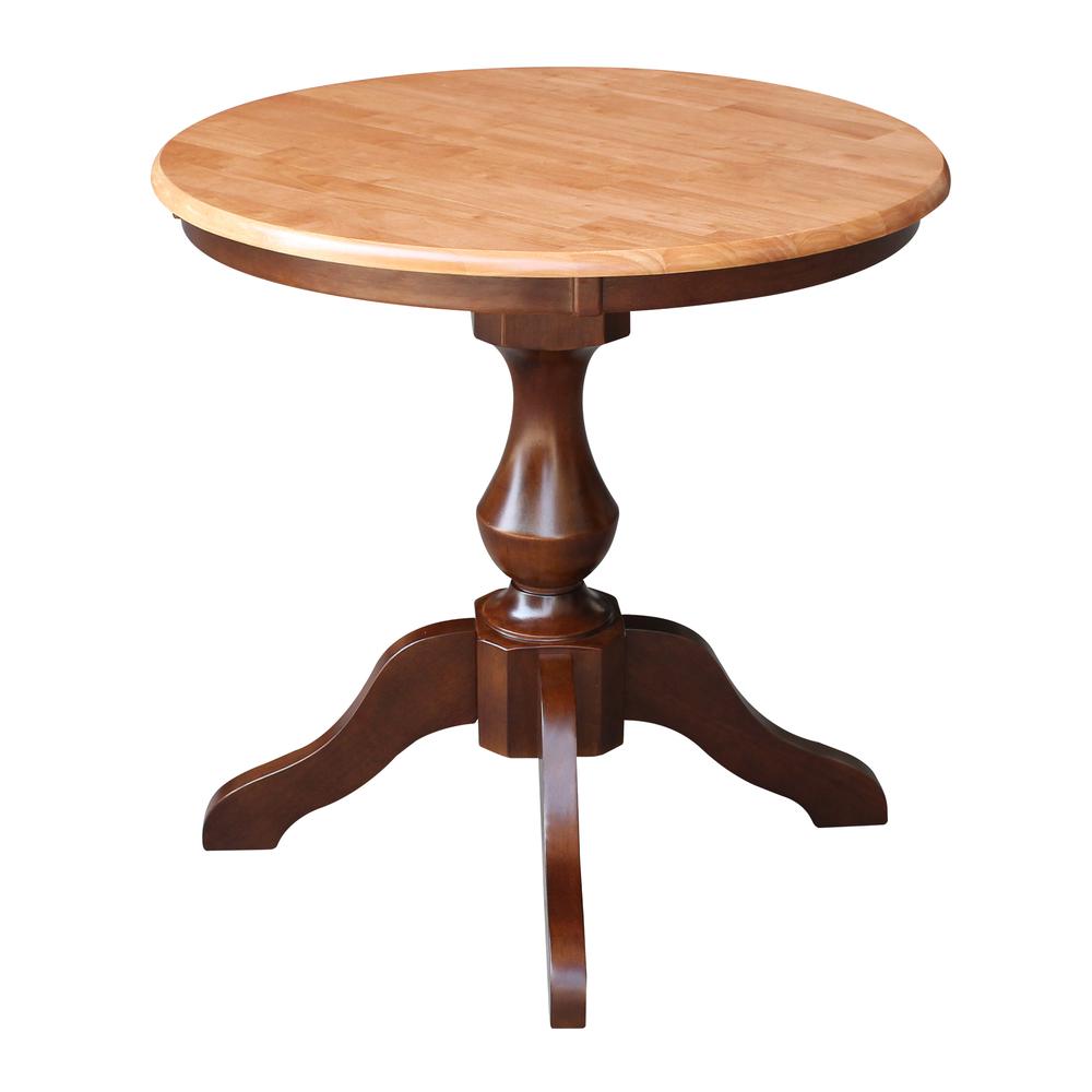 30" Round Top Pedestal Table - 28.9"H. Picture 8