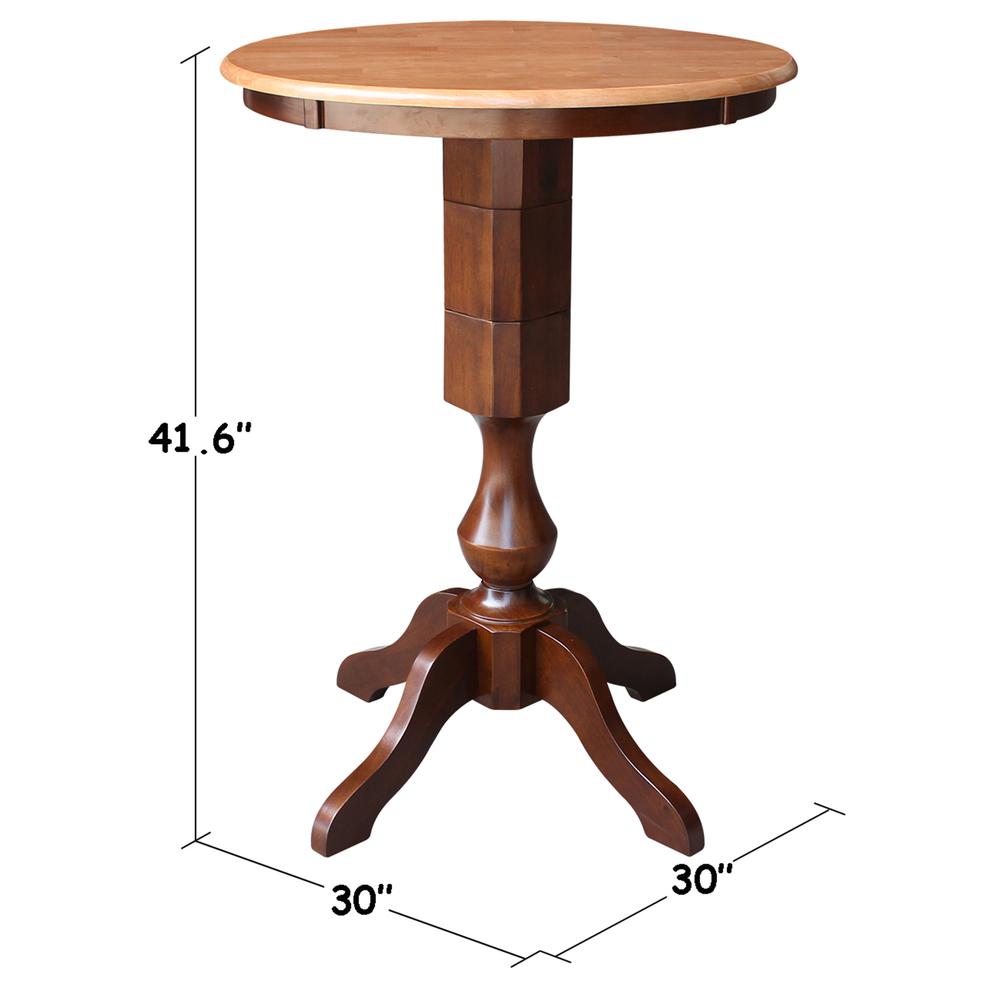 30" Round Top Pedestal Table - 28.9"H. Picture 17