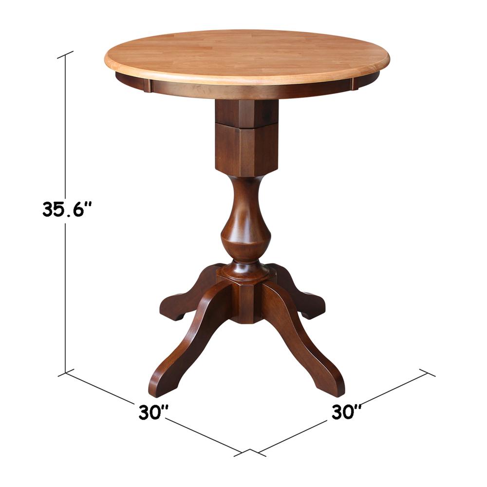 30" Round Top Pedestal Table - 28.9"H. Picture 14