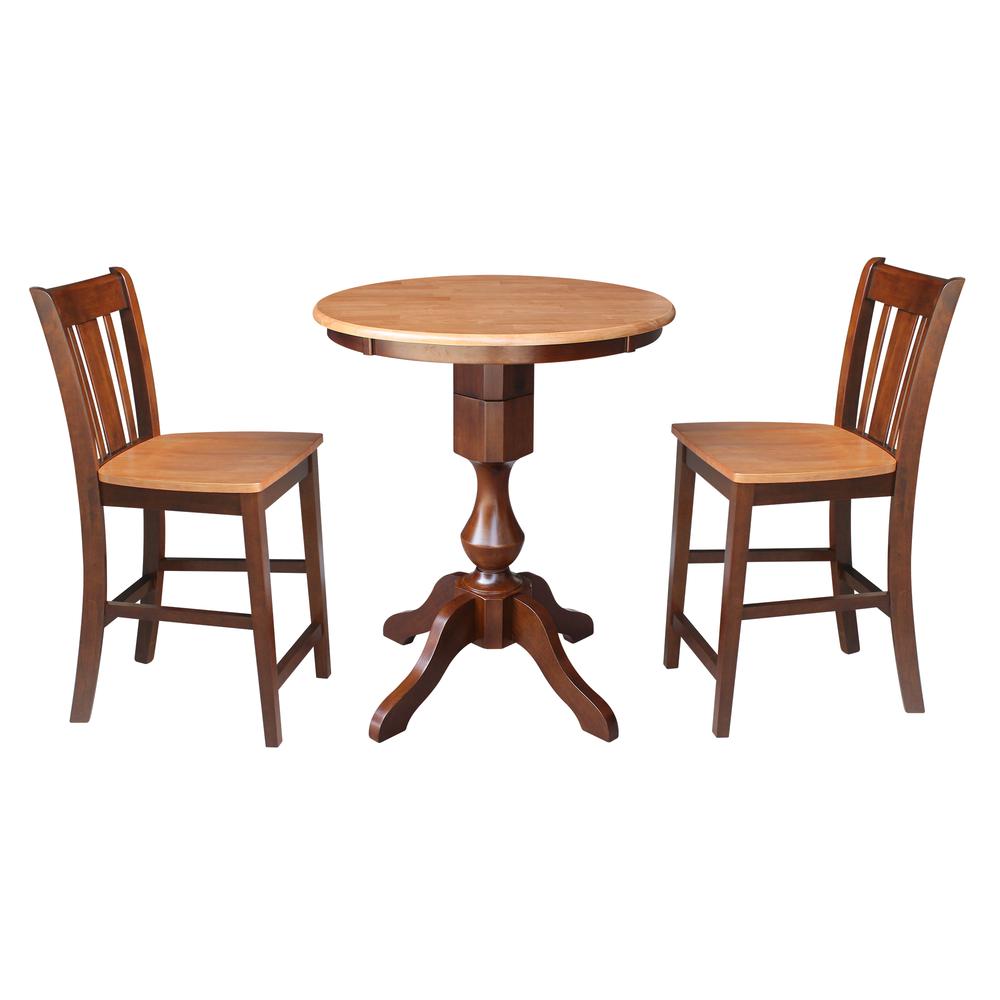 30" Round Top Pedestal Table - 28.9"H. Picture 21