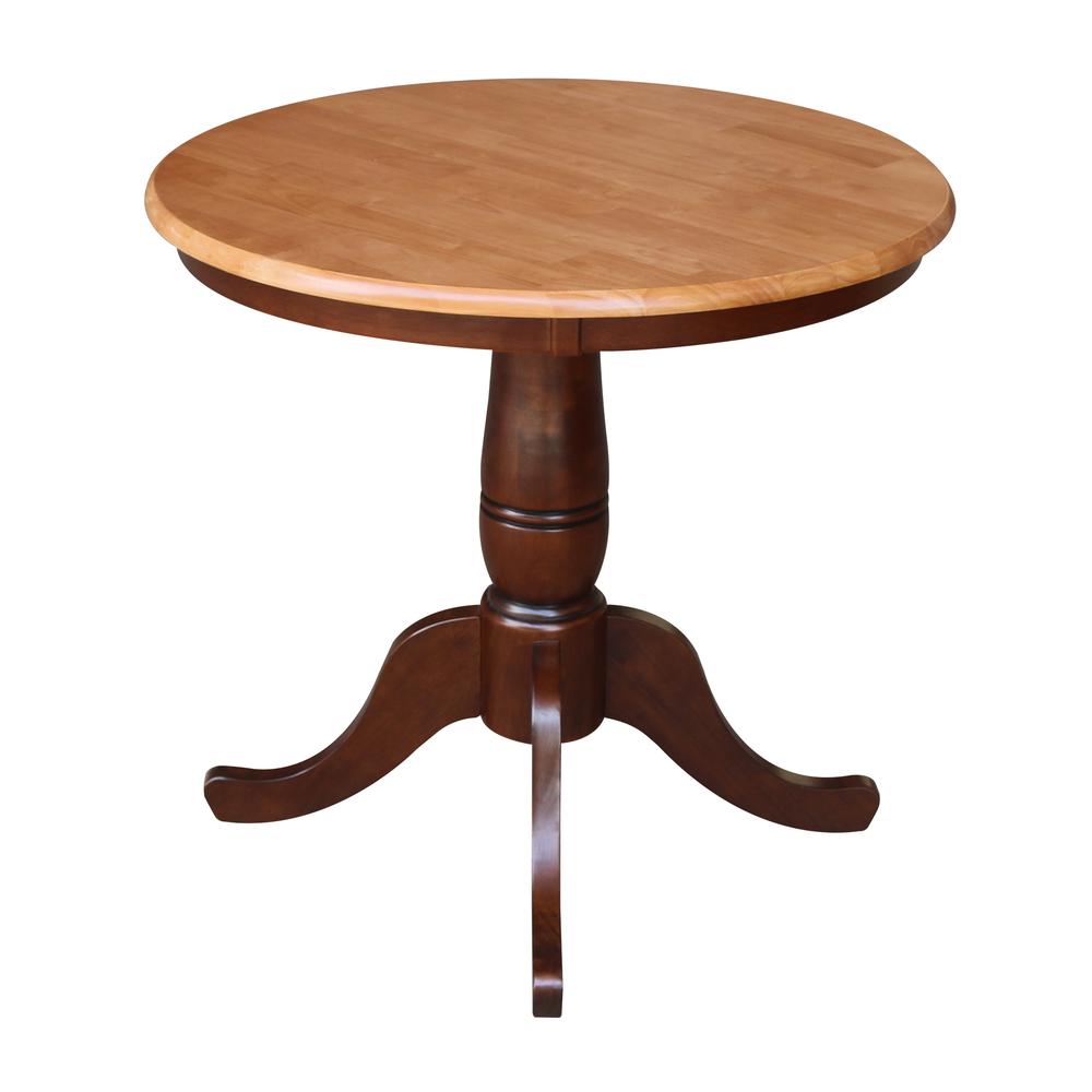 30" Round Top Pedestal Table - 28.9"H. Picture 2