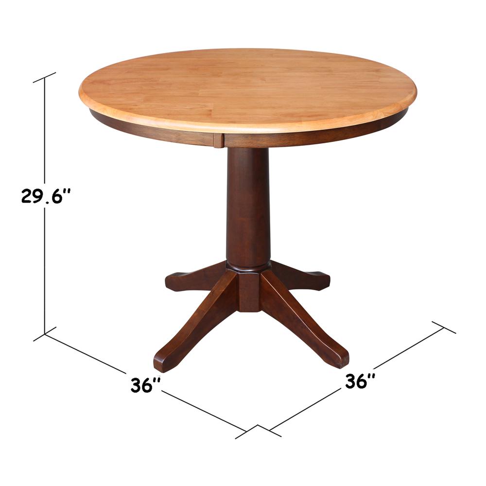 36" Round Top Pedestal Table - 28.9"H. Picture 23