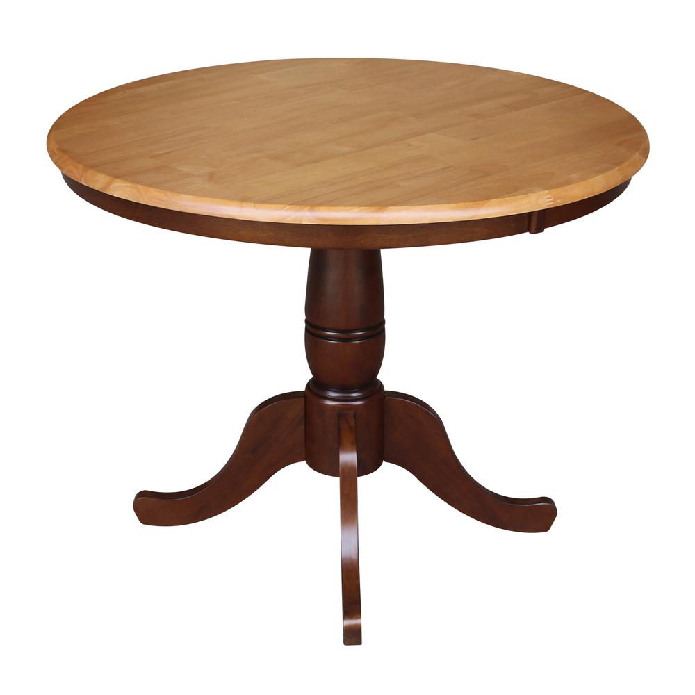 36" Round Top Pedestal Table - 28.9"H. Picture 2