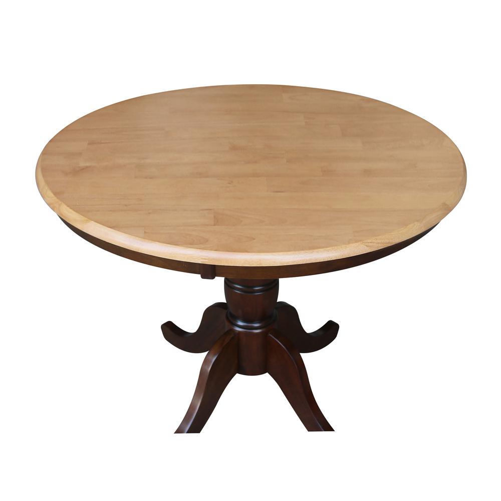 36" Round Top Pedestal Table - 28.9"H. Picture 6