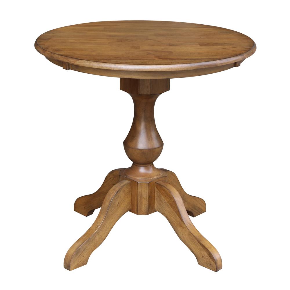 30" Round Top Pedestal Table - 28.9"H. Picture 11